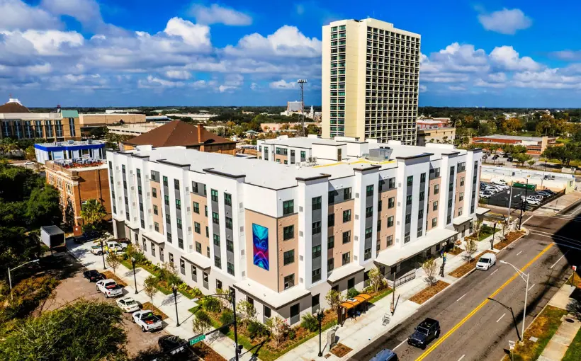 NEI General Contracting has completed construction of a six-story 99,000-square-foot senior housing community located in downtown Jacksonville, FL.