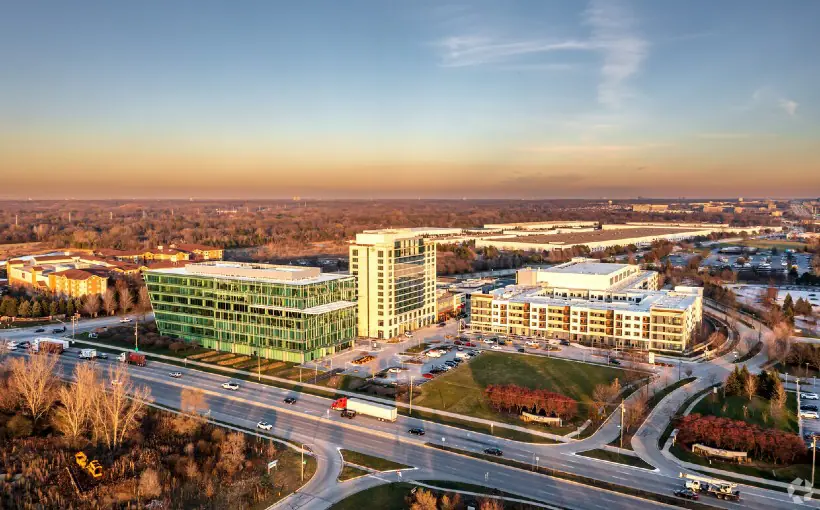 CHI CityGate Centre aerial Naperville IL