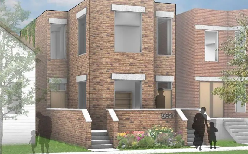 CHI Englewood affordable housing rendering Illinois Institute of Technology
