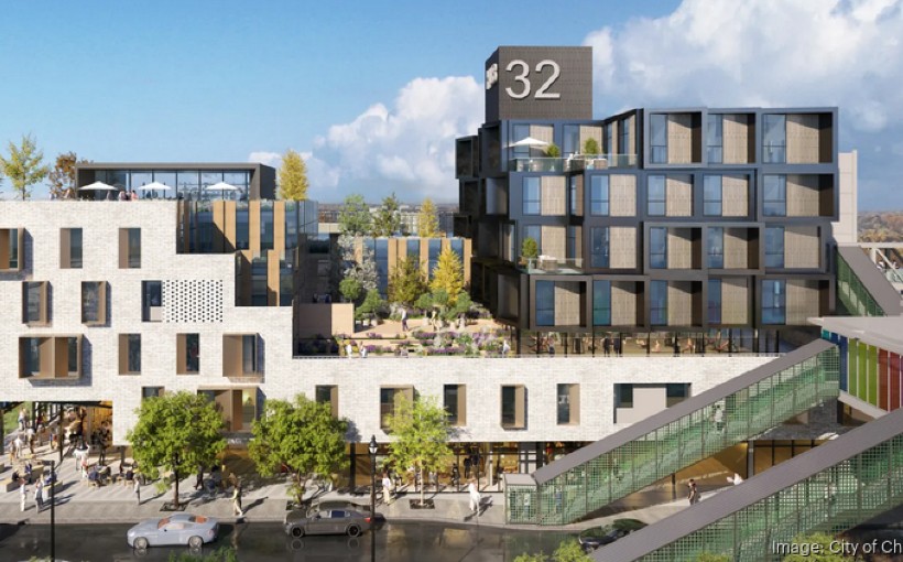 CHI Hub 32 rendering Michaels Organization Chicago