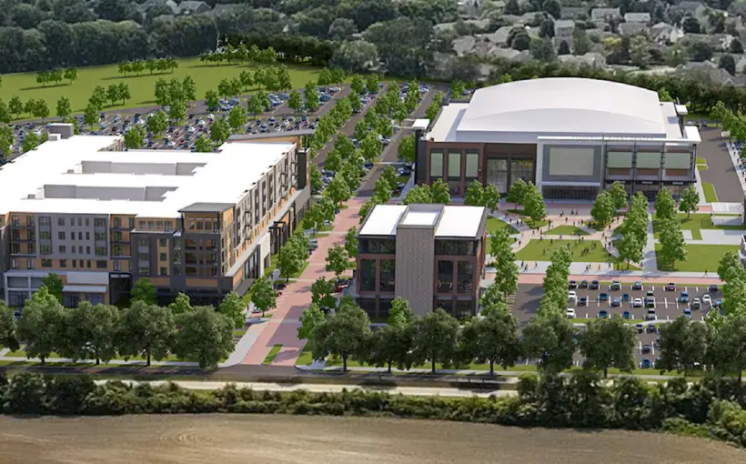 CHI The Crossing at Fishers District rendering