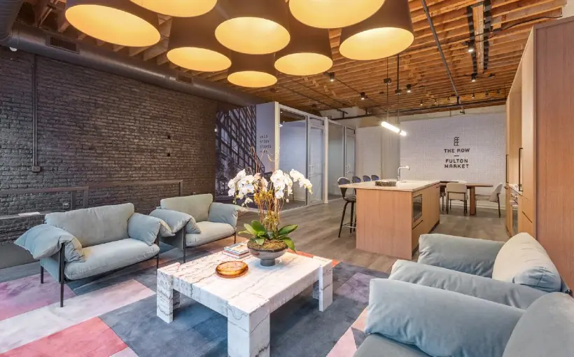 CHI The Row Pre-Leasing Center at 950 W Fulton Related Midwest