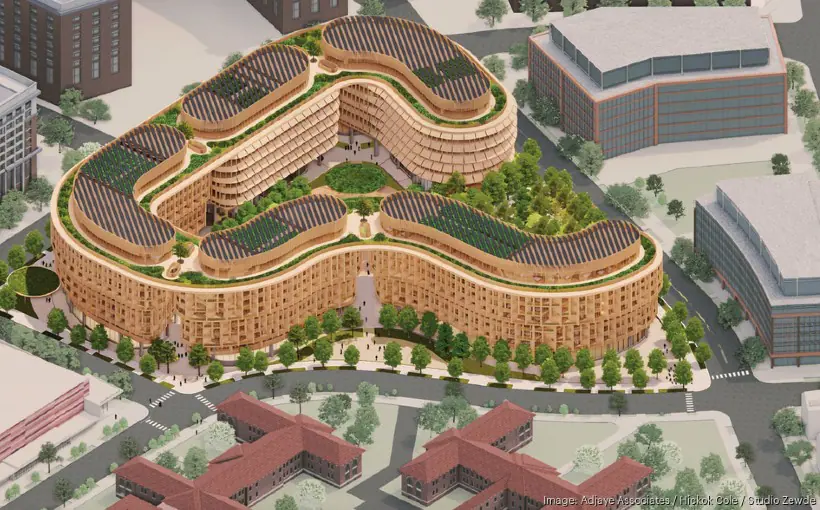 DC St Elizabeths East redevelopment rendering Washington DC