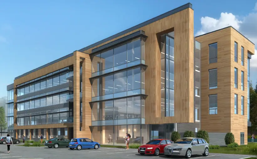 Monteith Construction and Swinerton have started a 67,000-square-foot mass timber building on the Live Oak Bank campus located in Wilmington, NC.