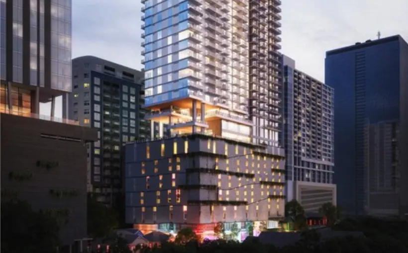 LIV Collectives 48-story 80 Rainey starts going up in Austin