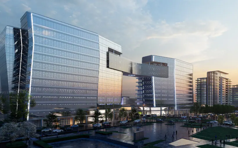 Dewitt Carolinas, Inc. has pre-leased 50% of 1000 Social, the first of two twelve-story towers at its 40-acre, $1-billion-dollar project, The Exchange Raleigh.