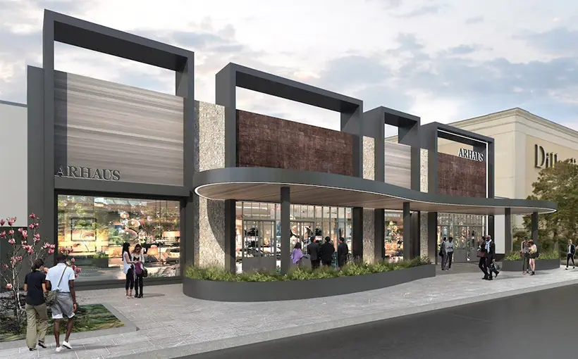 Lakeside Shopping Center in Metairie, LA announces premium home furnishings retailer, Arhaus will open later this year
