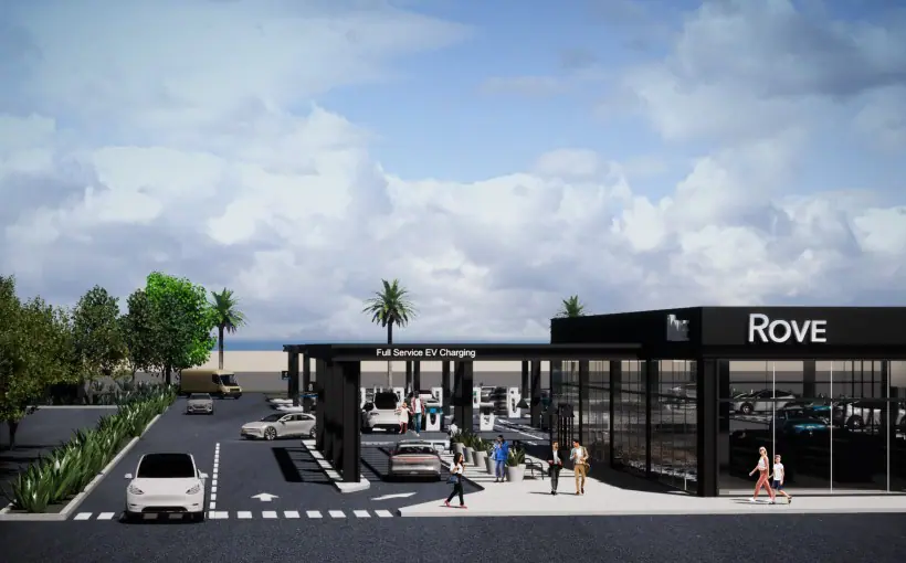 CA Rove Full-Service Charging station rendering