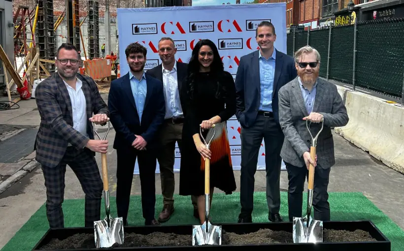 CA Team at New Haven Ground Breaking