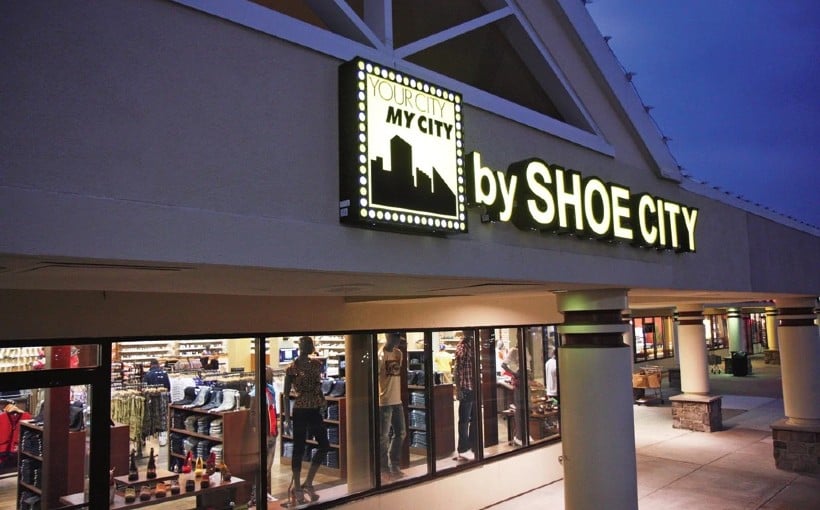 DC Shoe City storefront Owings Mills MD