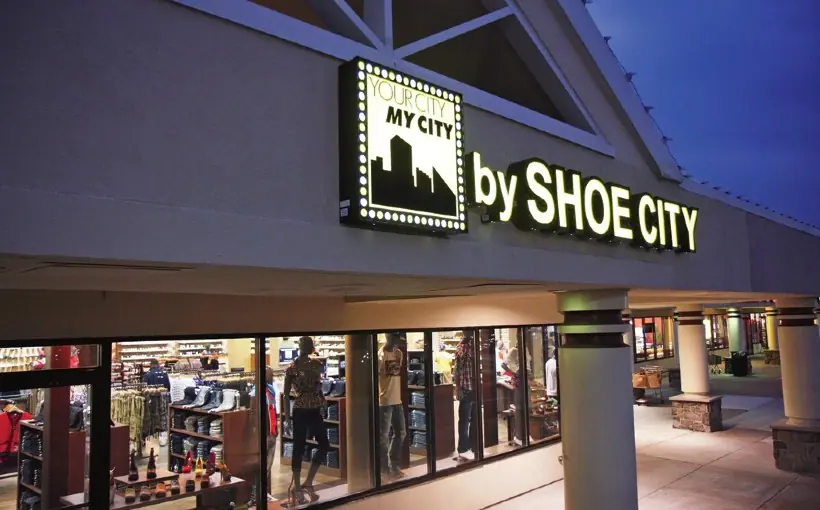 DC Shoe City storefront Owings Mills MD
