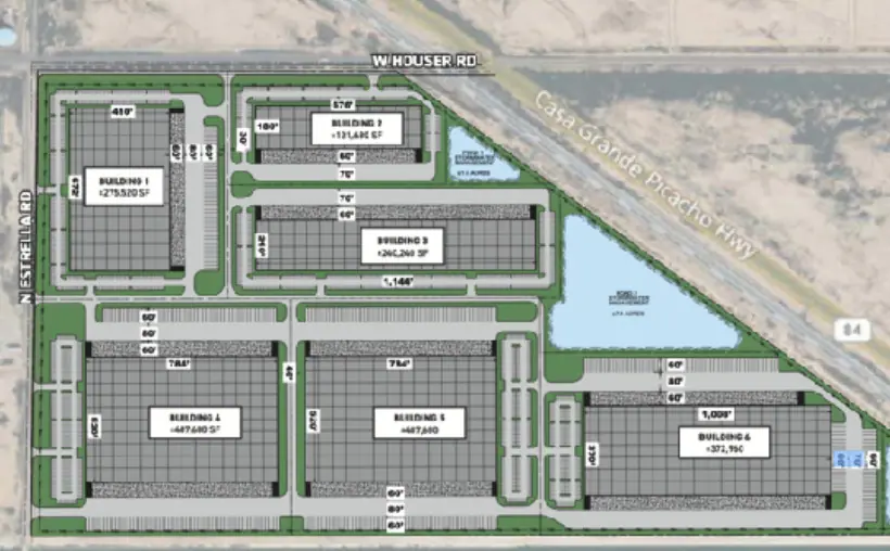 Ryan Cos. to build 1.4M SF spec business park in Eloy