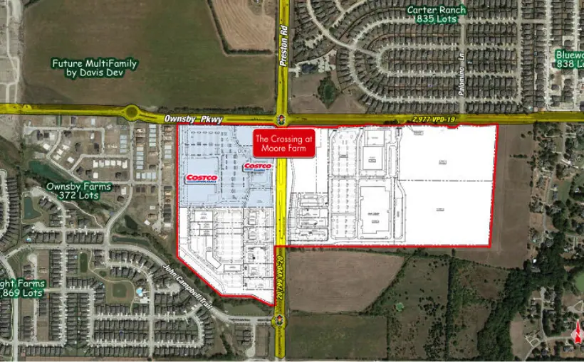 New 77 acre mixed use project on way to Celina