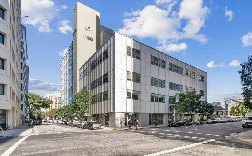 Newmark has been hired by undisclosed ownership to lease Plaza 360, a 116,018-square-foot office building in Oakland, California