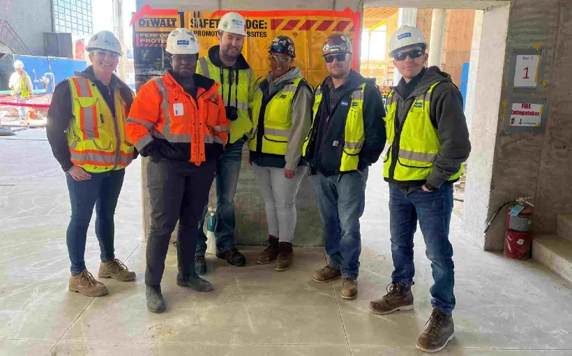 Employees of Lendlease and McHugh Construction celebrated Construction Safety Week with events in New York and Chicago
