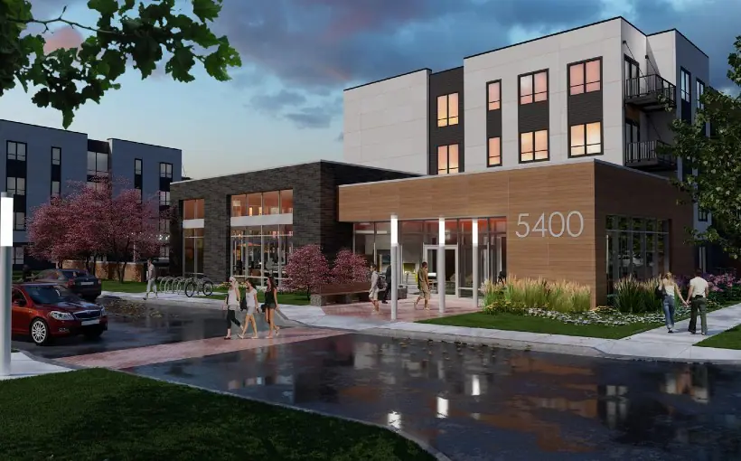 Tucker Development and Wingspan Development Group acquired a Skokie, IL office building and plan to build a four-story mixed-use development