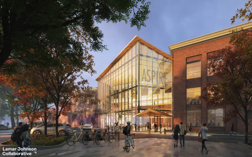 The Westside Health Authority (WHA) and Austin Coming Together (ACT), joined by city officials and representatives from BMO and ITW, broke ground on the new ASPIRE Center for Workforce Innovation, located on Chicago’s West Side