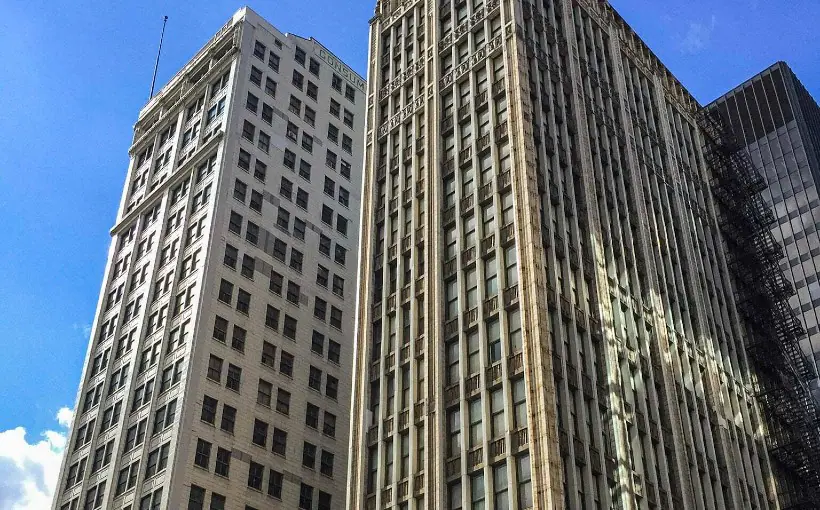 Downtown Chicago's Century Building and Consumers Building have together made it onto a national roster of endangered historic sites