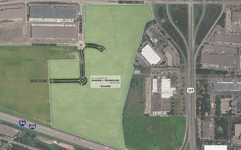Ryan Companies US and C. S. McCrossan, Inc. plan to develop Minnesota Science and Technology Center on 100 acres in Maple Grove, MN