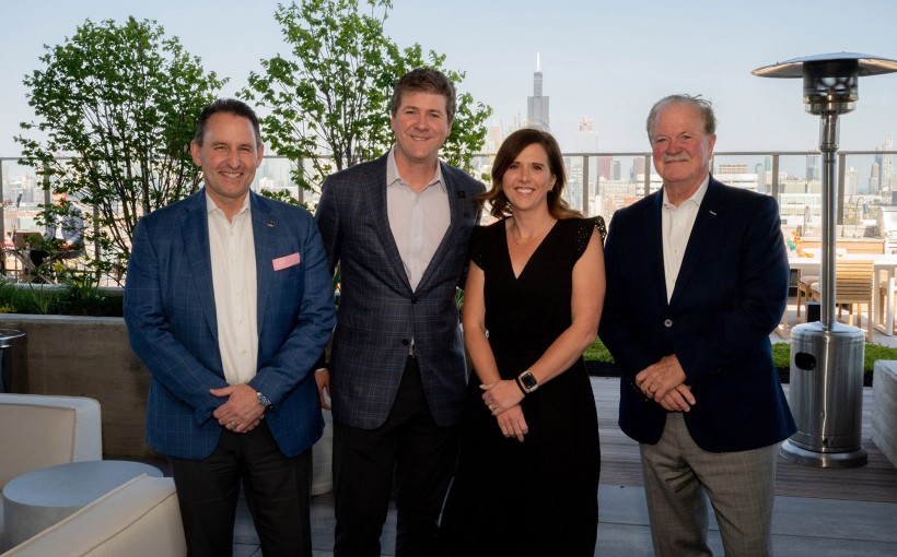 Developer Marquette Companies held the grand opening of The Lydian, its new luxury apartment project in Chicago's Illinois Medical District