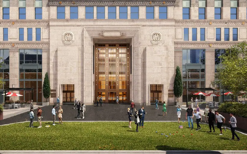 Vornado Realty Trust previewed its latest upgrades at The MART, the Chicago office property that's the nation's largest privately held commercial building