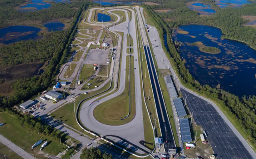 Palm Beach County Commissioners have unanimously approved the redevelopment plan for the 186.4-acre former site of Palm Beach International Speedway