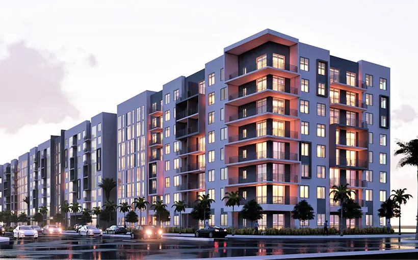 Miami-based Cymbal DLT Companies secured a $95 million loan for Oasis Pointe Residences