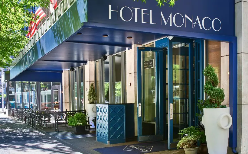 Pebblebrook Hotel Trust has sold Hotel Monaco in Seattle to Innvest in a deal arranged by CBRE Hotels