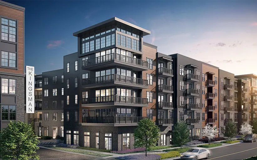 RangeWater Real Estate has closed on 3.79-acres in Charlotte’s Lower South End for The Kingsman, a 350-unit multifamily apartment community