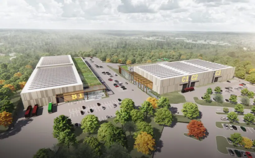 BOS Banner Park rendering Braintree MA Gensler