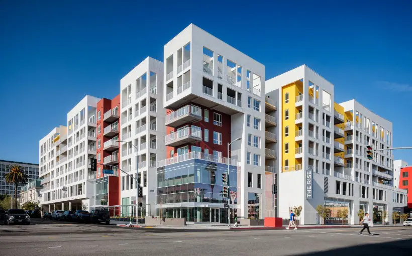 Phase one has been completed on The Rise Koreatown, a mixed-use residential and retail project located in Los Angeles' Koreatown neighborhood