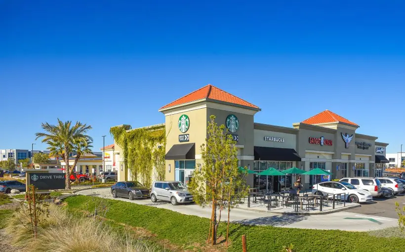 Hanley Investment Group arranged the sale of a four-tenant, net-leased pad building located in Riverside, CA and anchored by Starbucks