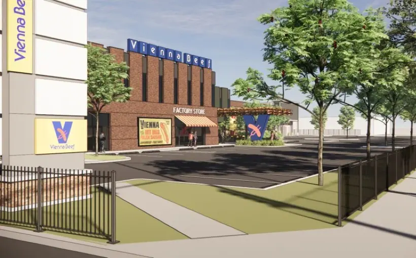 CHI Vienna Beef Plaza rendering Bucktown Chicago