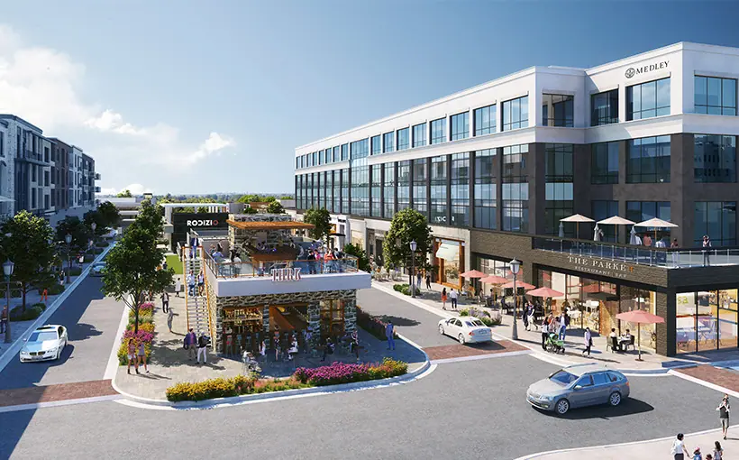 Toro Development Company has signed the first tenants for Medley, the 43-acre mixed-use destination under construction in Johns Creek
