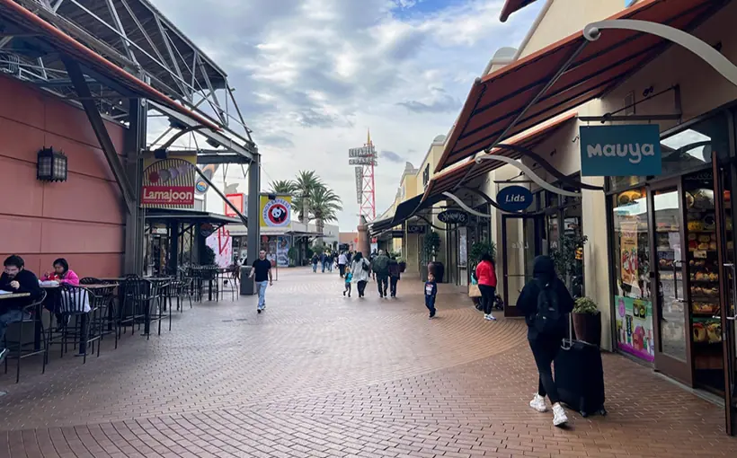 Exterior of the Citadel Outlet Mall, Los Angeles