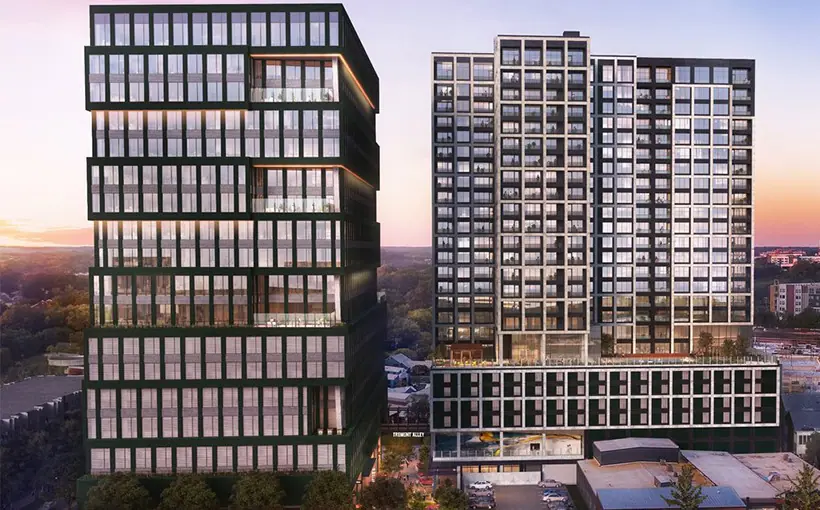 Cousins Properties is planning a 17-story office tower along with a 310-apartment building at 306 W. Tremont Ave. in Charlotte’s South End neighborhood