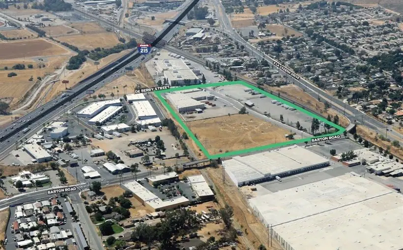 Clarion Partners and EBS Realty Partners acquired a 19-acre industrial site in Colton, CA, approved for a 412,000-square-foot warehouse, for $61 million