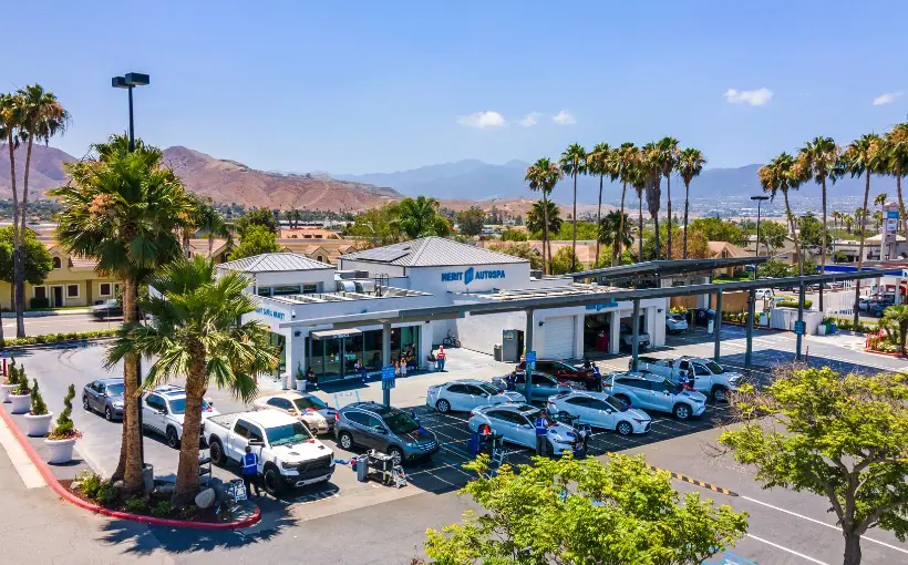 Progressive Real Estate Partners arranged the sale of the Merit Auto Spa full-service car wash center in Corona, California