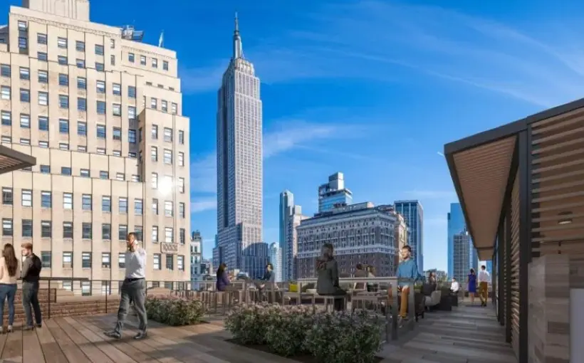 NY ESRT Broadway rooftop lounge