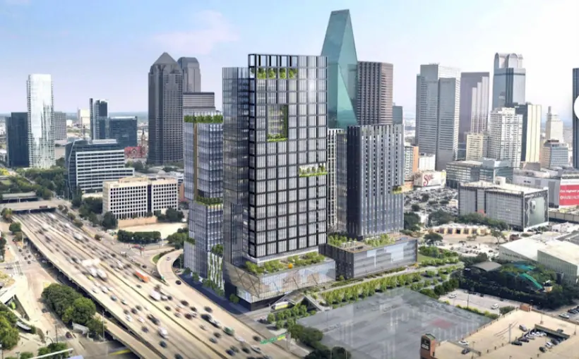 Pacific Elm proposing adjacent office/multifamily towers in Field Street District