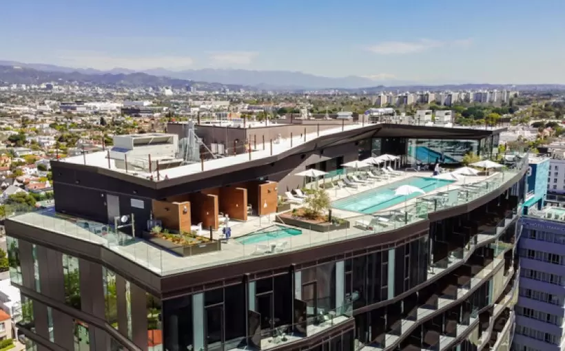 CA Sentral Beverly Hills rooftop
