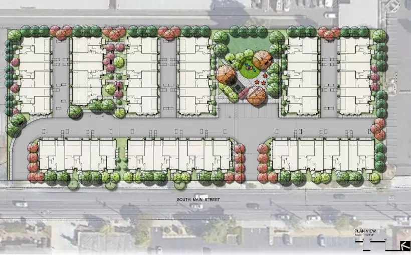 CA South Main Street Site plan Milpitas