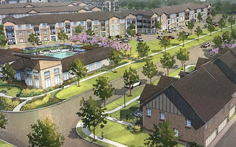JPI building 3rd Grand Prairie rental project
