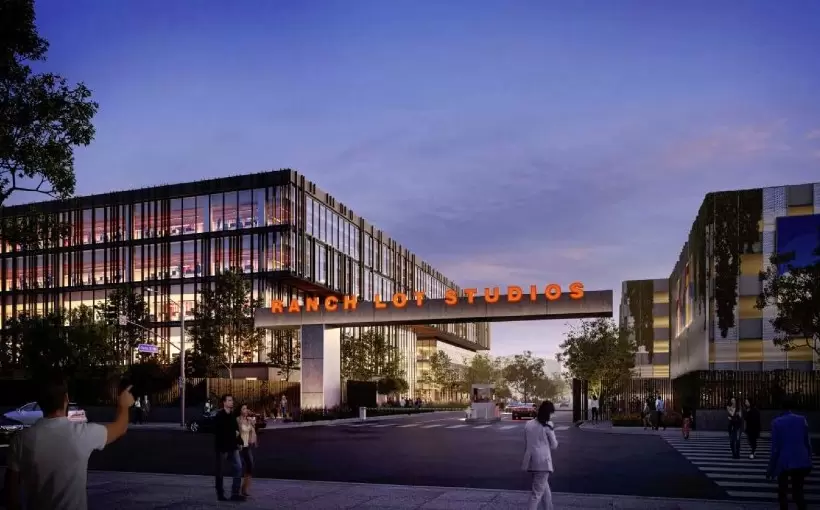 Warner Bros Ranch Lot redevelopment rendering