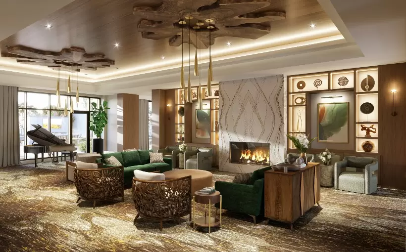 CA Belmont Village Senior Living San Ramon interior rendering