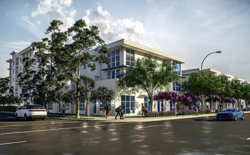 Miami JV building Lake Worth Beach apartments/retail