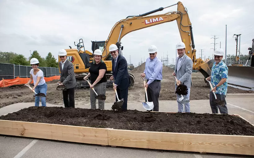 Focus Breaks Ground on New Tesla Delivery Center in Northbrook