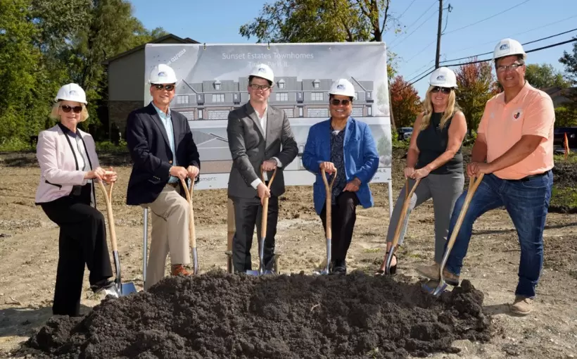 RE Development Starts Work on Luxury Tinley Park Townhomes