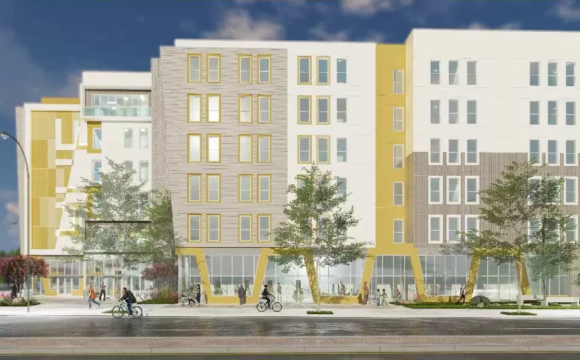 CA 80-Saratoga-Avenue rendering Santa Clara courtesy of Architects Orange