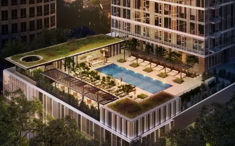 CA Figueroa Eight rendering DTLA Mitsui Fudosan America